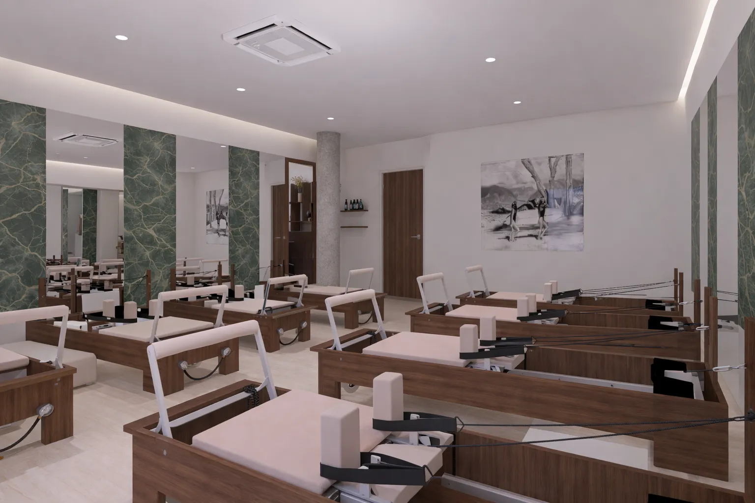 Salle de Pilates Reformer chez Joseph