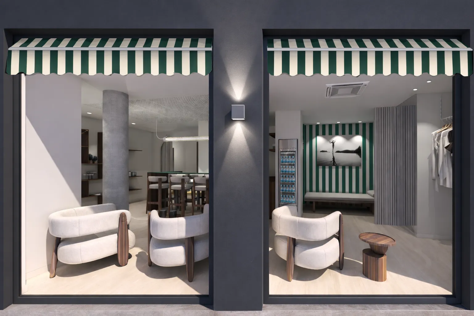 Vitrine du studio Joseph Pilates Club